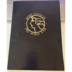 COPY - Barry Manilow 1980 World Tour Commemorative Program